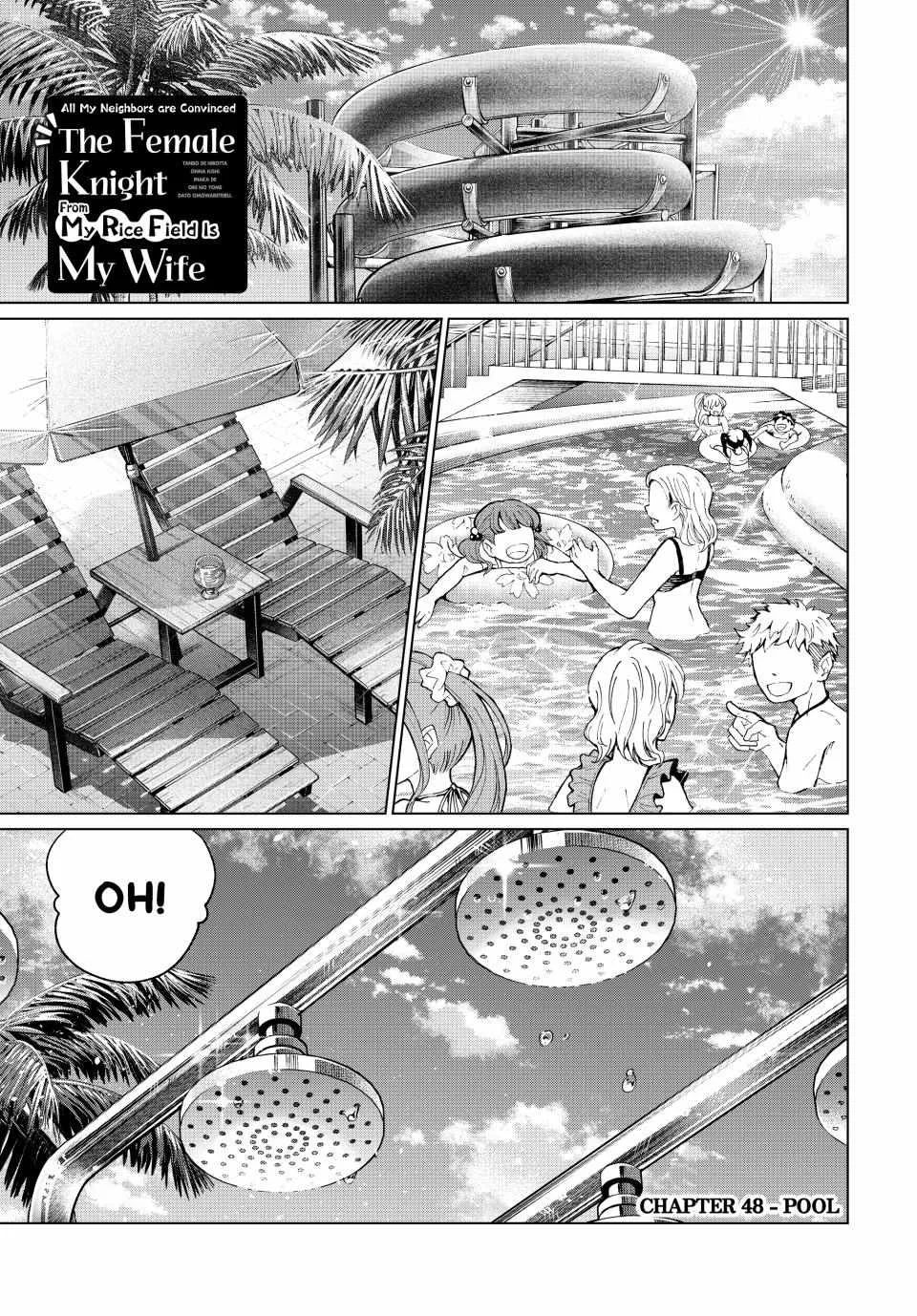I Found a Female Knight in a Rice Field, in the Countryside They Think She’s My Wife Chapter 48 page 1