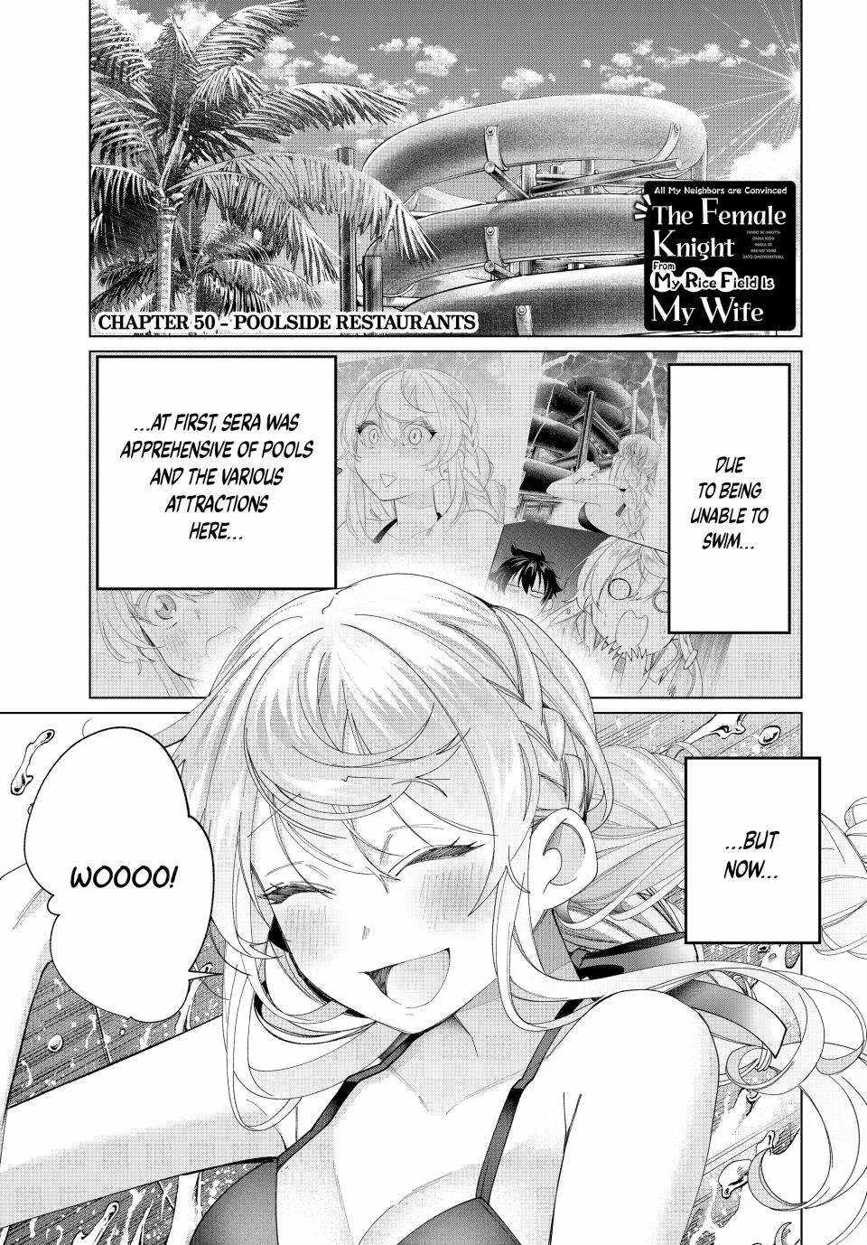 I Found a Female Knight in a Rice Field, in the Countryside They Think She’s My Wife Chapter 50 page 1