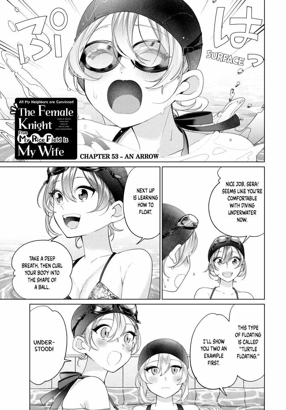 I Found a Female Knight in a Rice Field, in the Countryside They Think She’s My Wife Chapter 53 page 1