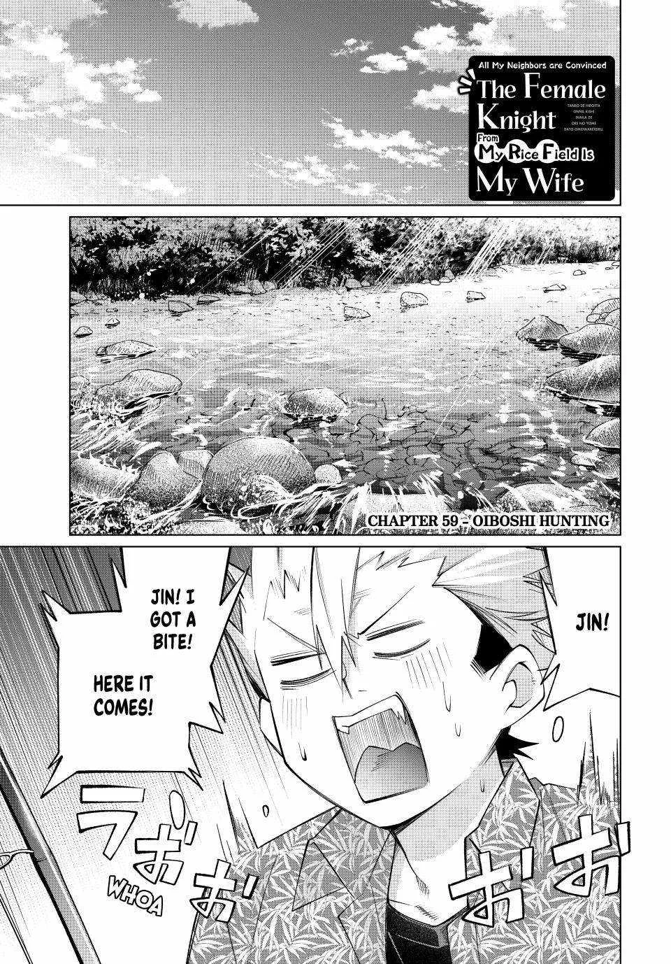 I Found a Female Knight in a Rice Field, in the Countryside They Think She’s My Wife Chapter 59 page 1