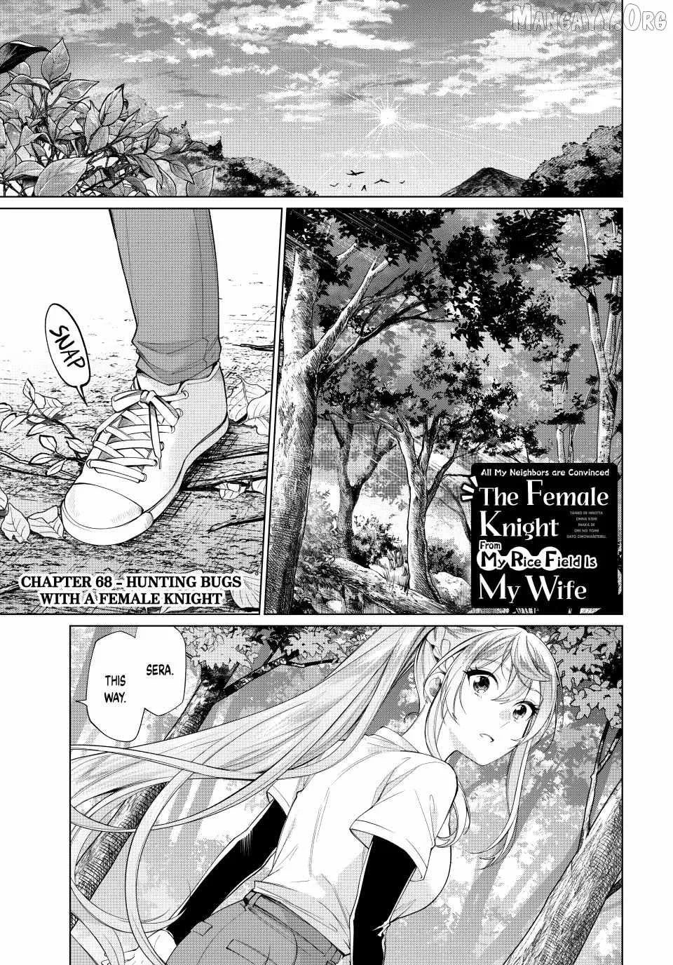 I Found a Female Knight in a Rice Field, in the Countryside They Think She’s My Wife Chapter 68 page 1