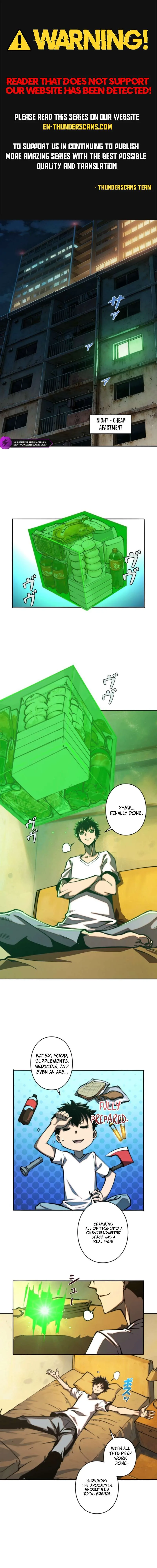 I Gained Power in a Post-Apocalyptic World and Became Unrivaled in the Real World Chapter 5 page 1