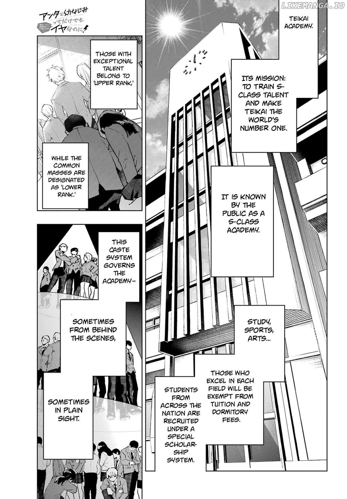 I Hate That We’re Childhood Friends!: My Rise to the Top of School Life with an S-Rank Beauty Begins After a Falling-Out Chapter 1 page 34