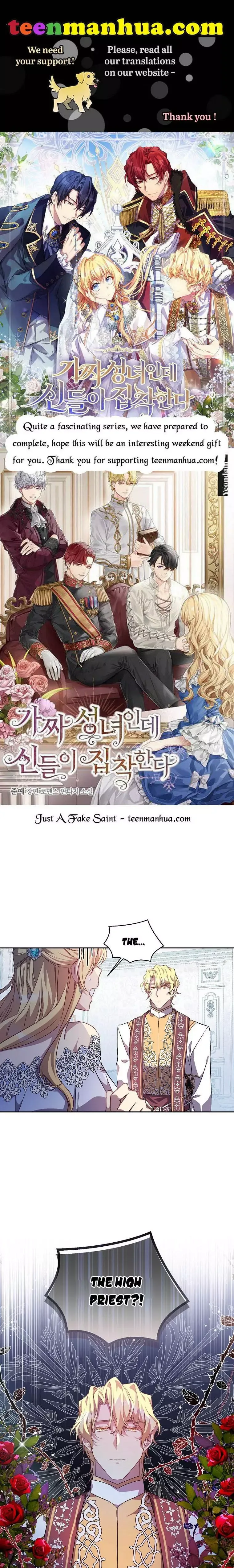 I'm a Fake Saintess but the Gods are Obsessed Chapter 13 page 1