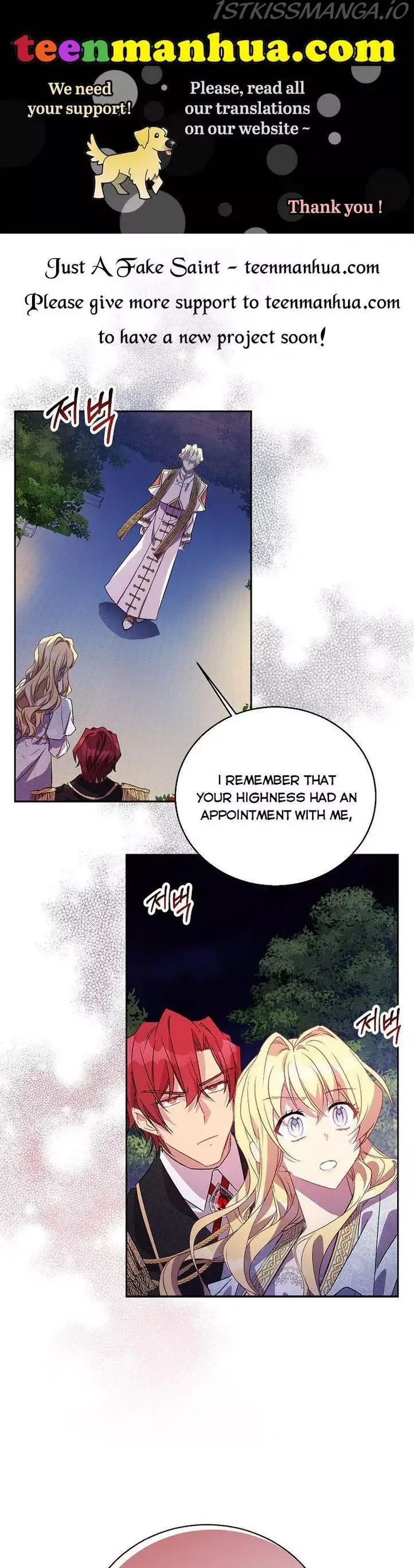 I'm a Fake Saintess but the Gods are Obsessed Chapter 18 page 1