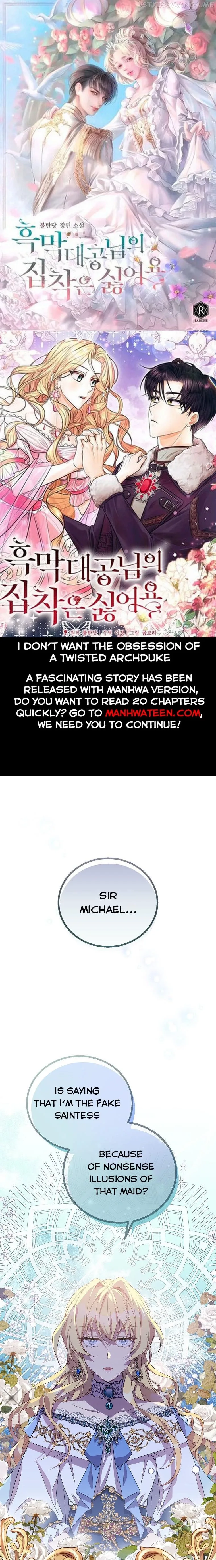 I'm a Fake Saintess but the Gods are Obsessed Chapter 34 page 1
