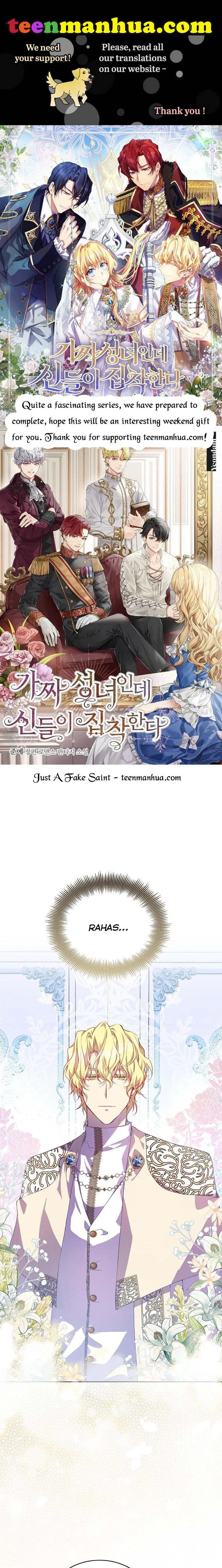 I'm a Fake Saintess but the Gods are Obsessed Chapter 5 page 1