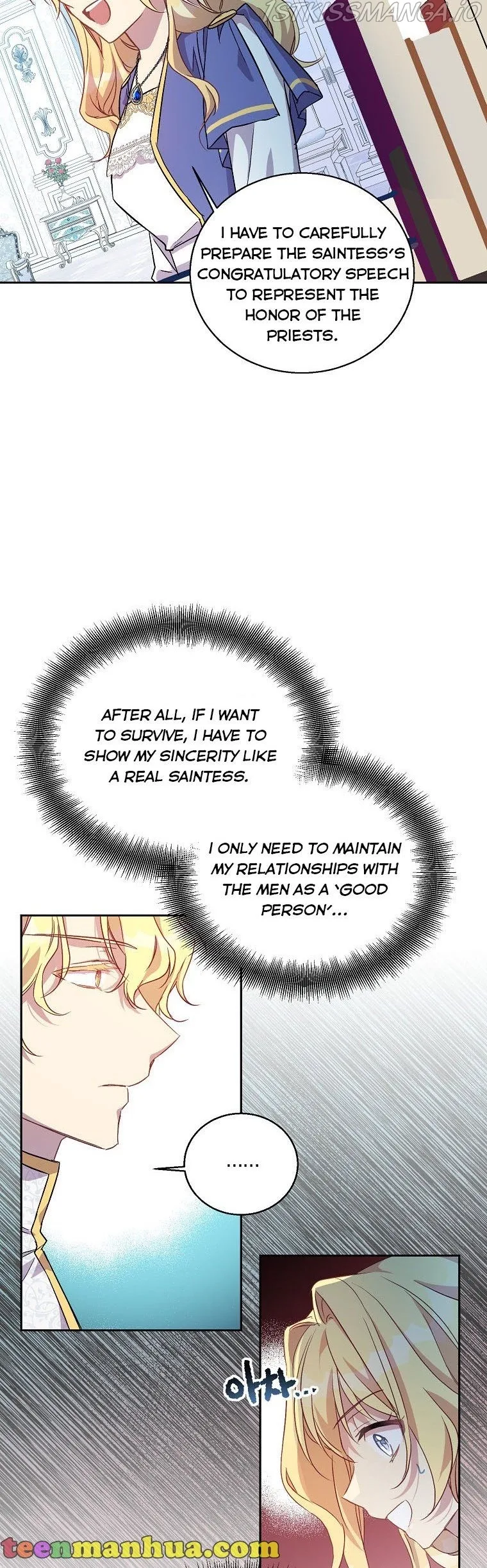 I'm a Fake Saintess but the Gods are Obsessed Chapter 6 page 34