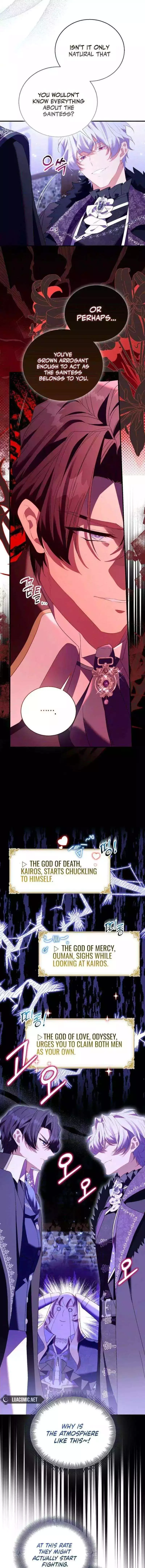 I'm a Fake Saintess but the Gods are Obsessed Chapter 99 page 4