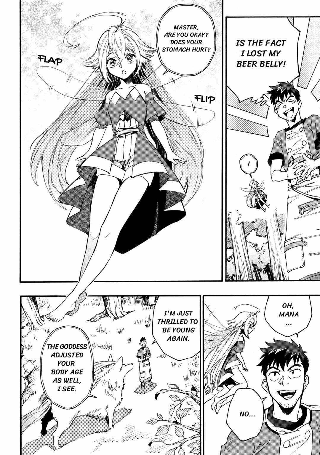I May Be a Forty-something Old Guy, but Some Goddess Gave Me Nine Cheat Abilities! Chapter 1 page 8