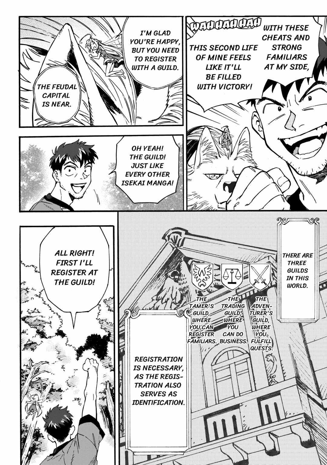 I May Be a Forty-something Old Guy, but Some Goddess Gave Me Nine Cheat Abilities! Chapter 1 page 10
