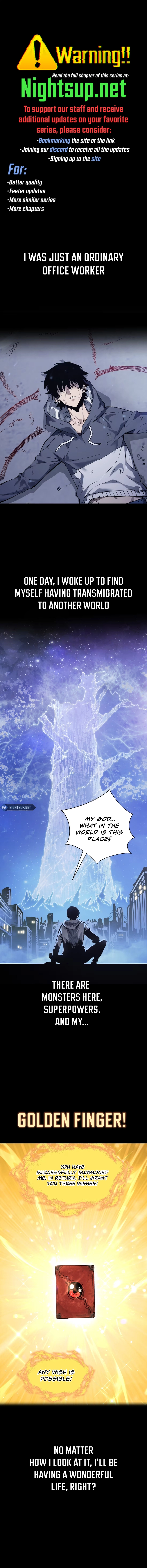 I Owe Billions in Debt, So I Was Forced to Work for an Evil God Chapter 0 page 1