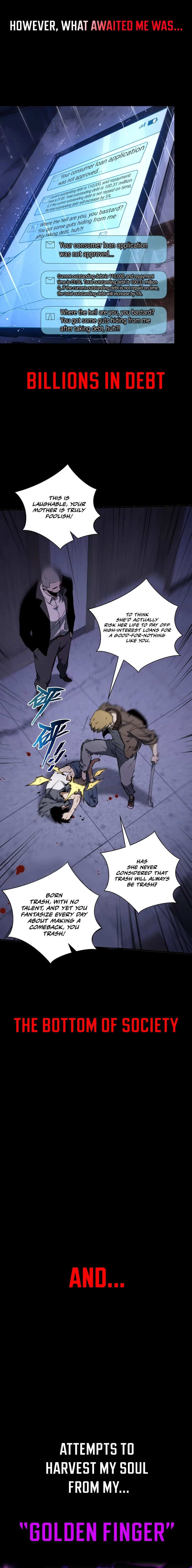 I Owe Billions in Debt, So I Was Forced to Work for an Evil God Chapter 0 page 2