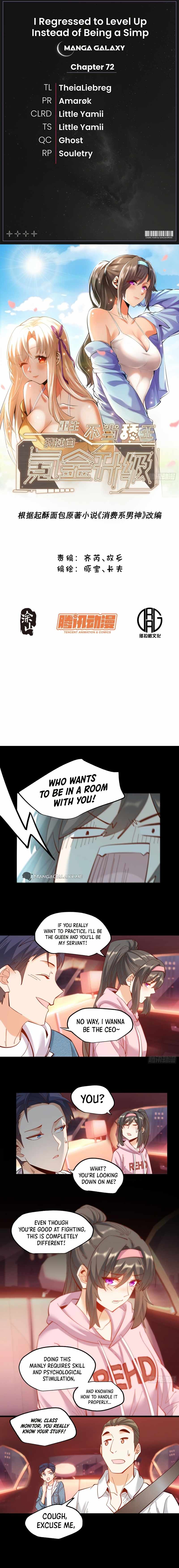 I Regressed to Level Up Instead of Being a Simp Chapter 73 page 1