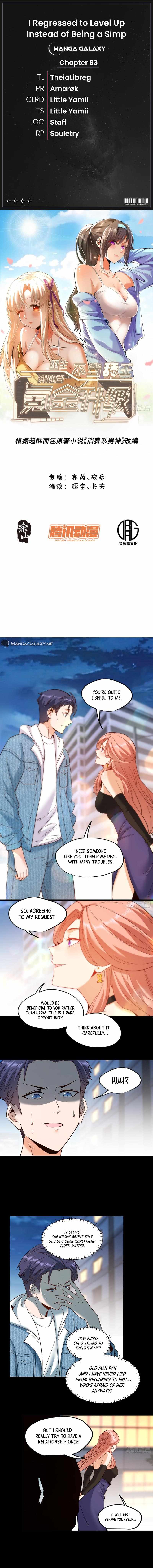 I Regressed to Level Up Instead of Being a Simp Chapter 83 page 1