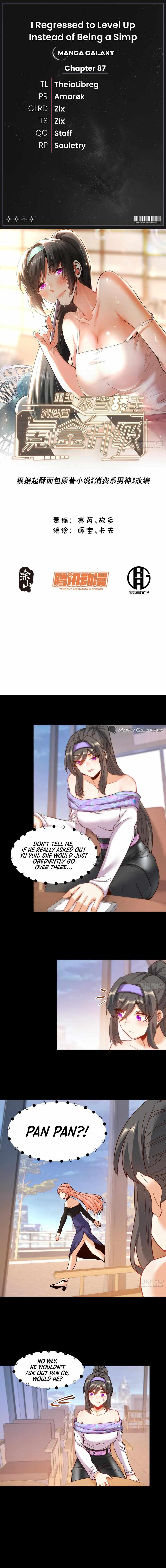 I Regressed to Level Up Instead of Being a Simp Chapter 87 page 1