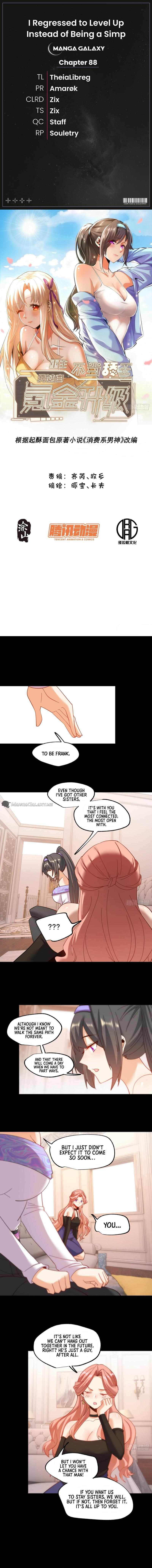 I Regressed to Level Up Instead of Being a Simp Chapter 88 page 1