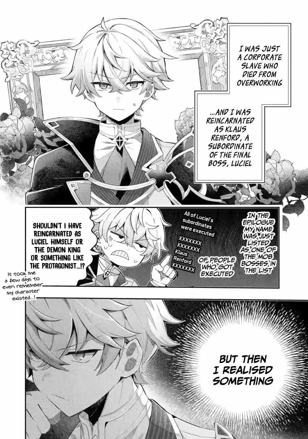 I Reincarnated as a Mob Villain in a Game and Decided to Become the Final Boss. But for Some Reason, Everyone Thinks I'm the Best King Ever - Can Someone Please Tell Me Why?! Chapter 1 page 6