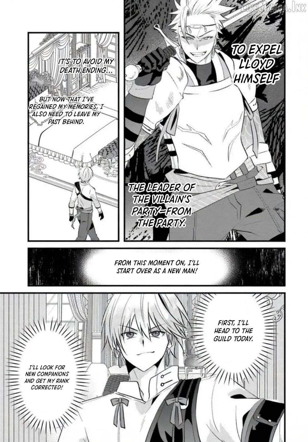 I Reincarnated as the Leader of a Banishment Anime's Villain Party Destined to Face Karma, so I Banished Myself First Chapter 2.1 page 3