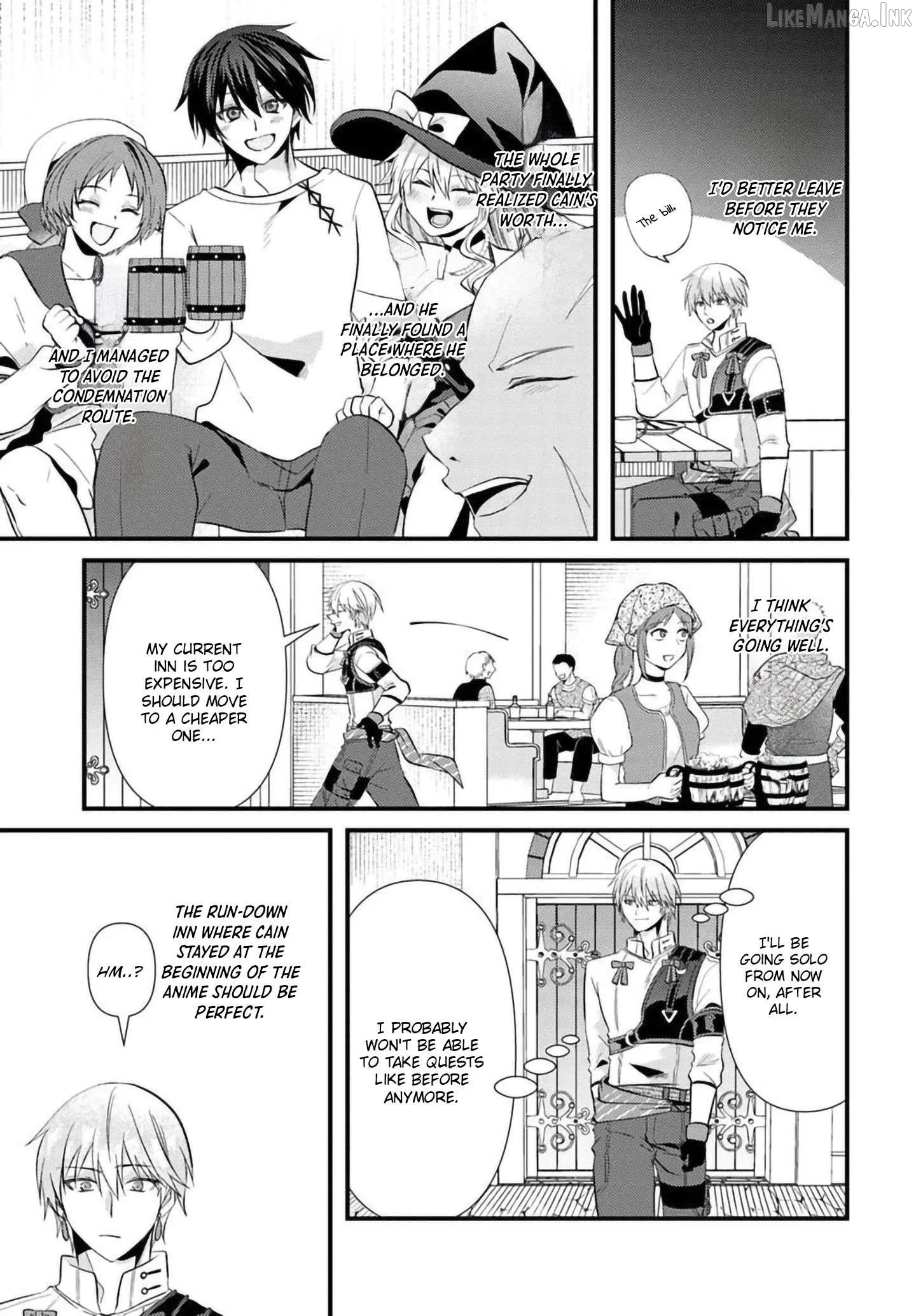 I Reincarnated as the Leader of a Banishment Anime's Villain Party Destined to Face Karma, so I Banished Myself First Chapter 2.2 page 13