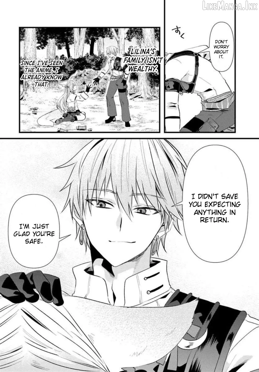 I Reincarnated as the Leader of a Banishment Anime's Villain Party Destined to Face Karma, so I Banished Myself First Chapter 3.1 page 10