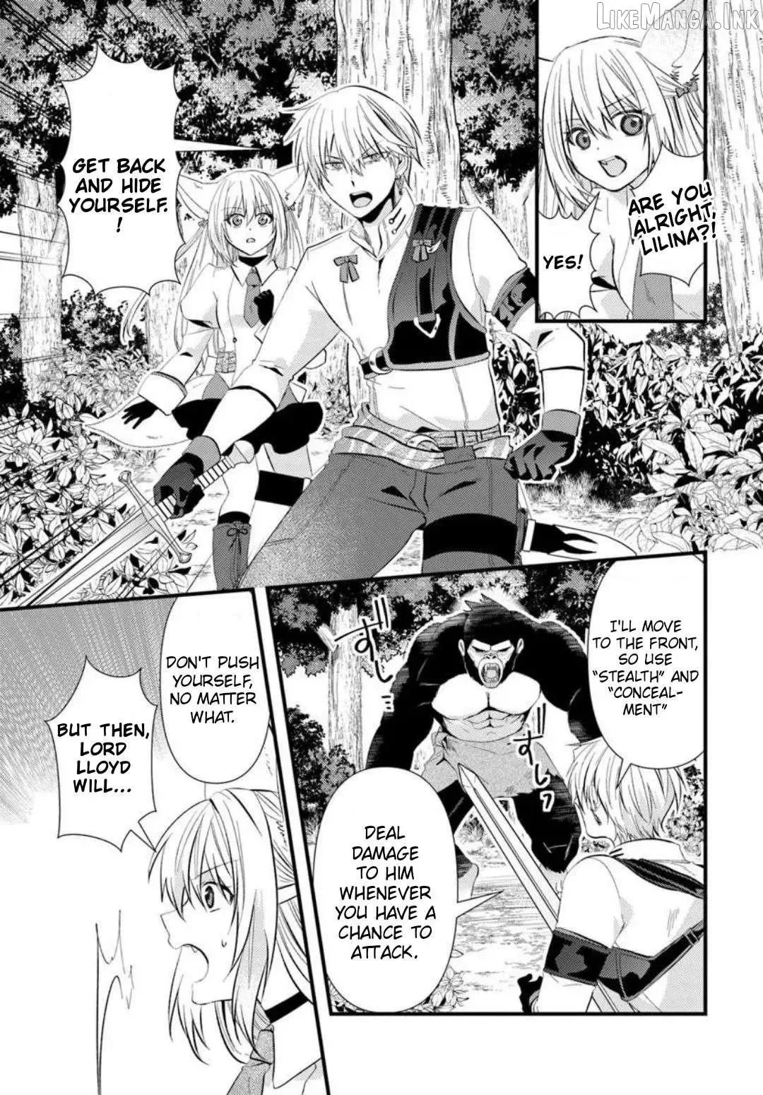 I Reincarnated as the Leader of a Banishment Anime's Villain Party Destined to Face Karma, so I Banished Myself First Chapter 4.2 page 1