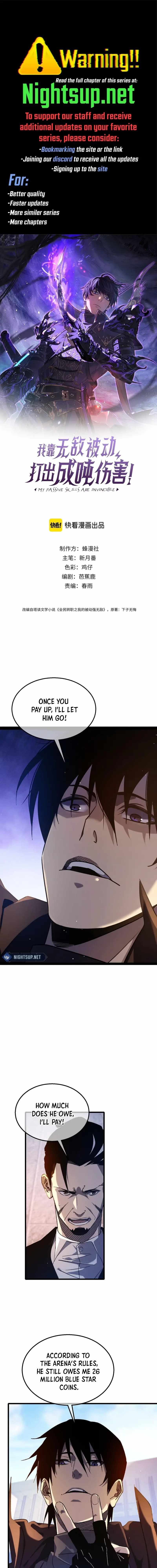 I Rely on My Invincibility to Deal Tons of Damage Passively! Chapter 40 page 1