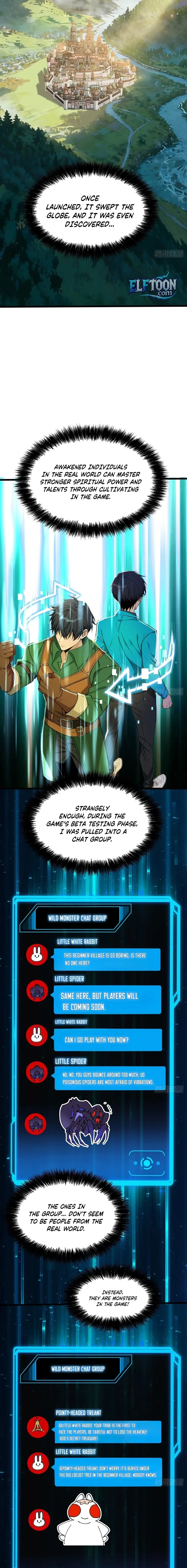 I Survive Through The Game By Dominating The Wild Monster Information Network Chapter 2 page 4