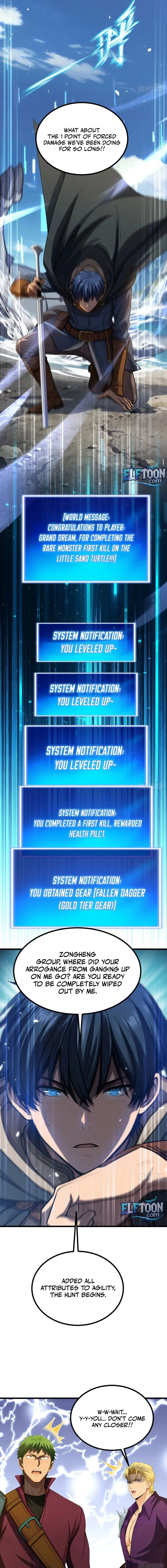 I Survive Through The Game By Dominating The Wild Monster Information Network Chapter 7 page 5