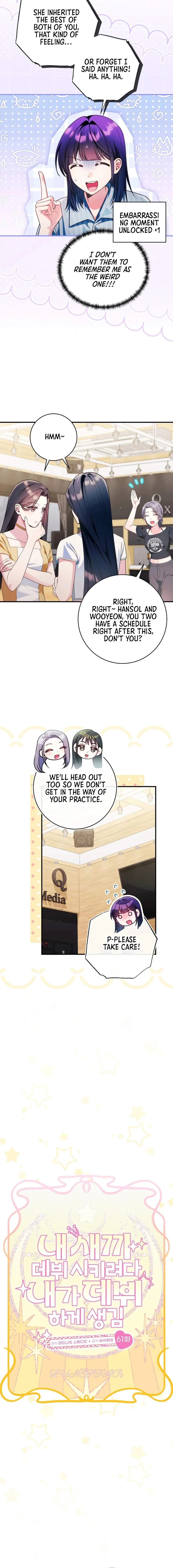 I Tried to Debut My Kid, But Ended Up Debuting Myself Chapter 61 page 6