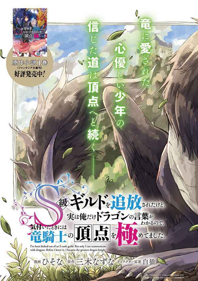 I've Been Kicked Out of an S-Rank Guild. But Only I Can Communicate With Dragons. Before I Knew It, I Became the Greatest Dragon Knight Chapter 1 page 4