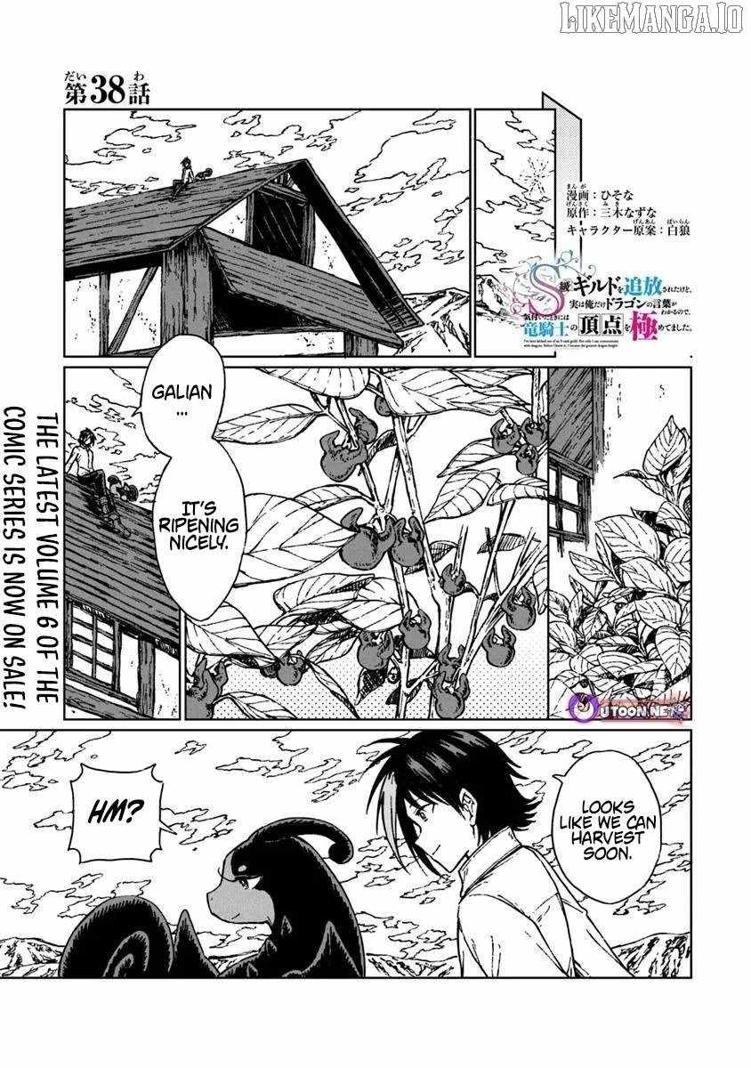 I've Been Kicked Out of an S-Rank Guild. But Only I Can Communicate With Dragons. Before I Knew It, I Became the Greatest Dragon Knight Chapter 38.1 page 2