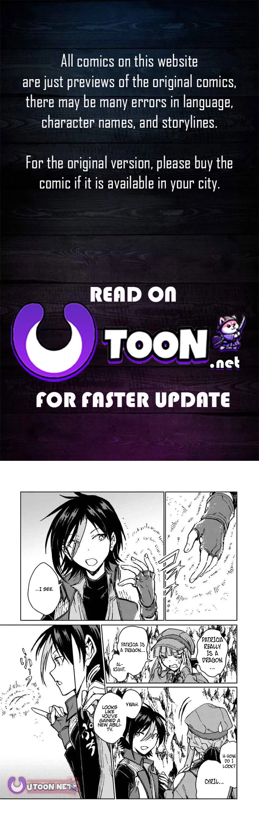 I've Been Kicked Out of an S-Rank Guild. But Only I Can Communicate With Dragons. Before I Knew It, I Became the Greatest Dragon Knight Chapter 42.2 page 1