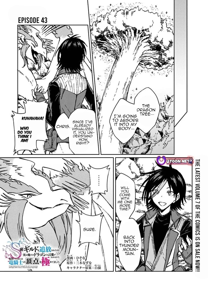 I've Been Kicked Out of an S-Rank Guild. But Only I Can Communicate With Dragons. Before I Knew It, I Became the Greatest Dragon Knight Chapter 43.1 page 2