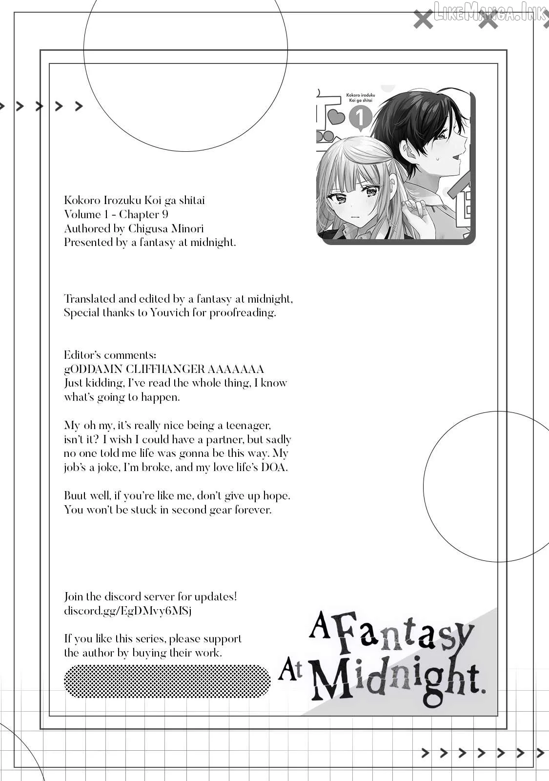 I Want a Love That Colors My Heart Chapter 9 page 9