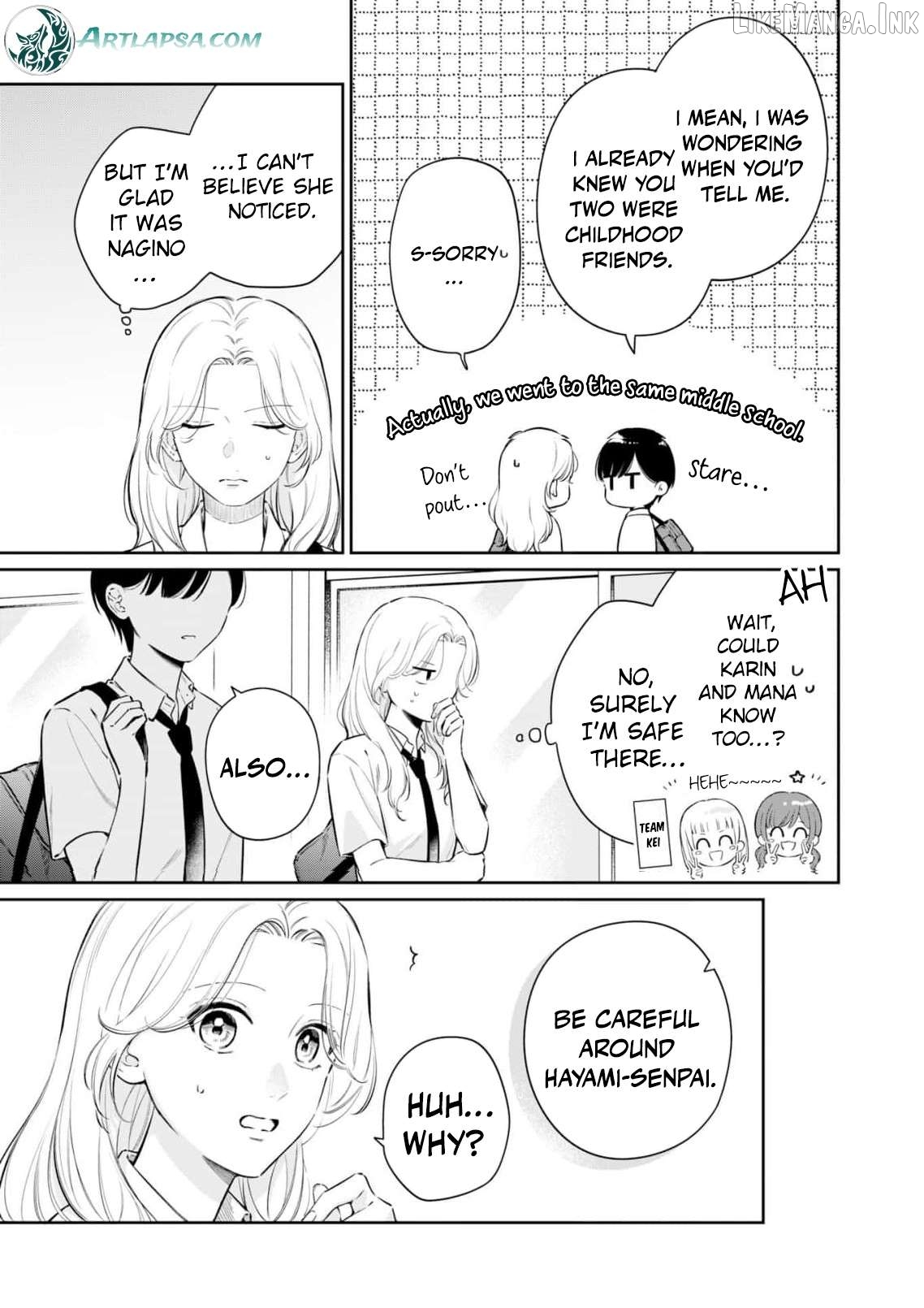 I Want to Say She's My Girlfriend, But I Can't Chapter 4 page 8