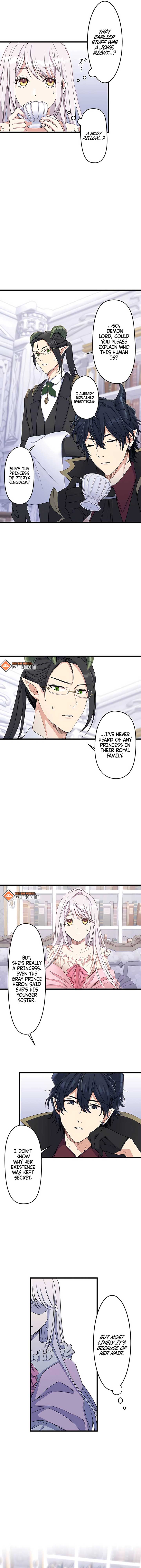 I Was a Sacrificial Princess, but I Reincarnated and Became the Body Pillow of the Demon King Chapter 3 page 3