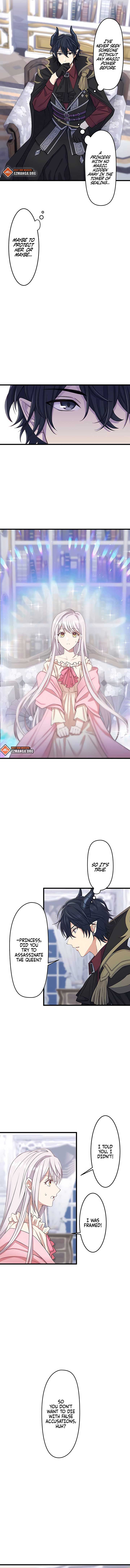 I Was a Sacrificial Princess, but I Reincarnated and Became the Body Pillow of the Demon King Chapter 3 page 4