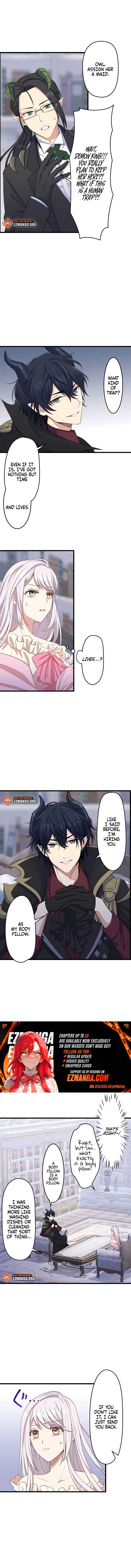 I Was a Sacrificial Princess, but I Reincarnated and Became the Body Pillow of the Demon King Chapter 3 page 6