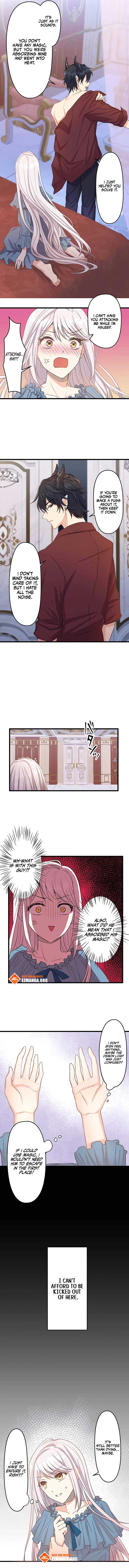 I Was a Sacrificial Princess, but I Reincarnated and Became the Body Pillow of the Demon King Chapter 4 page 8