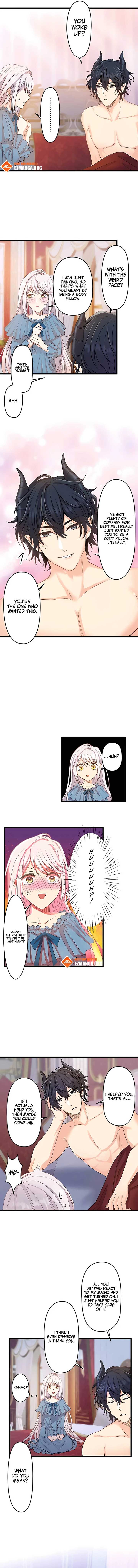 I Was a Sacrificial Princess, but I Reincarnated and Became the Body Pillow of the Demon King Chapter 4 page 7
