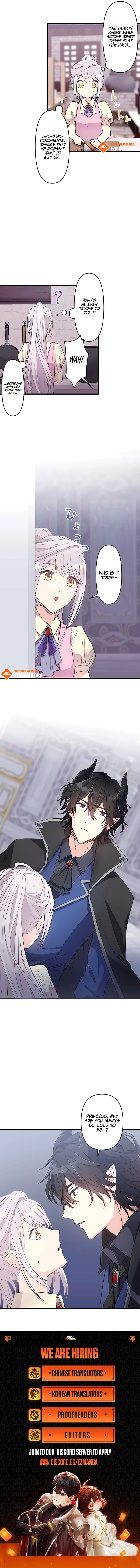 I Was a Sacrificial Princess, but I Reincarnated and Became the Body Pillow of the Demon King Chapter 9 page 9