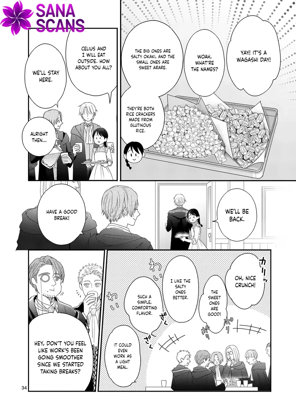 I Was Accidentally Summoned to Another World, So I'll Ignore the Setting and Make Japanese Sweets Chapter 10 page 34
