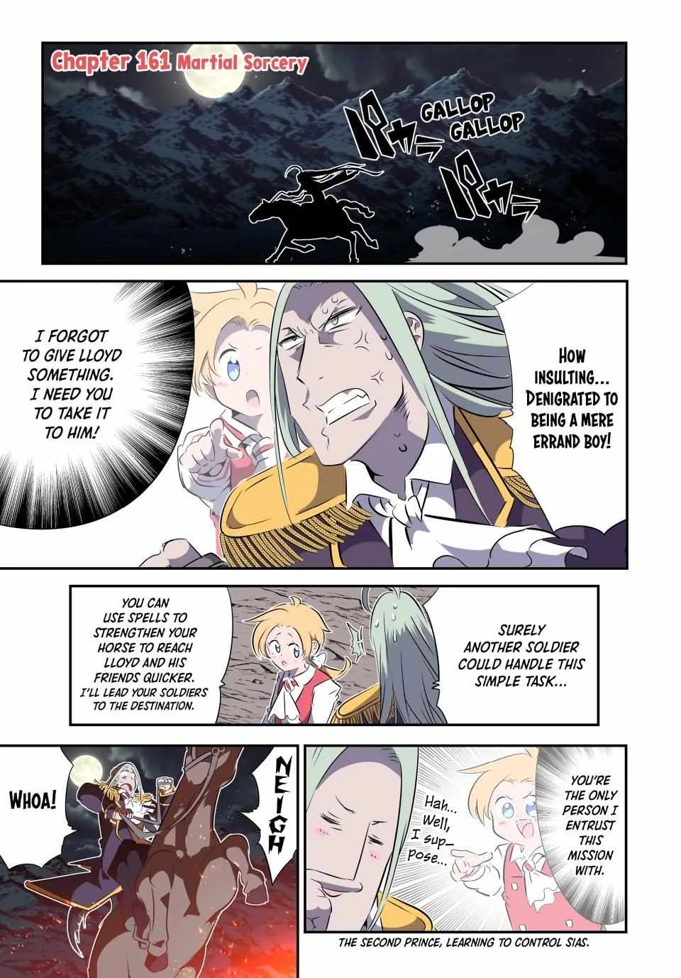 I was reincarnated as the 7th Prince so I will perfect my magic as I please Chapter 161 page 1