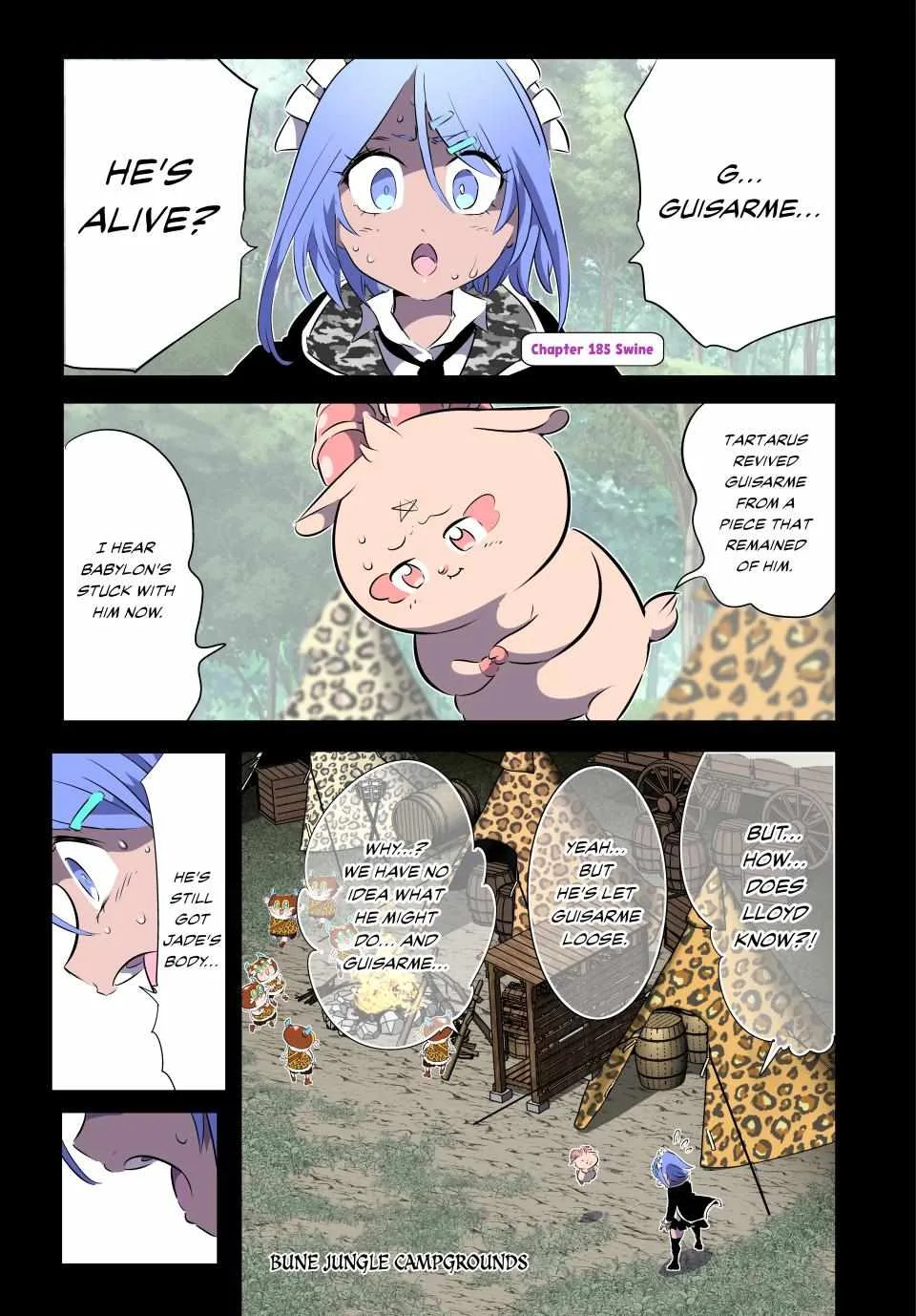 I was reincarnated as the 7th Prince so I will perfect my magic as I please Chapter 185 page 1