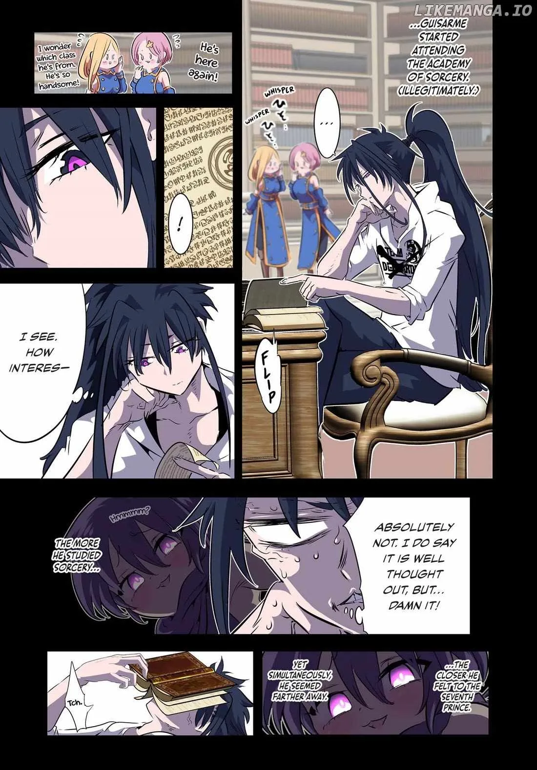 I was reincarnated as the 7th Prince so I will perfect my magic as I please Chapter 186 page 6