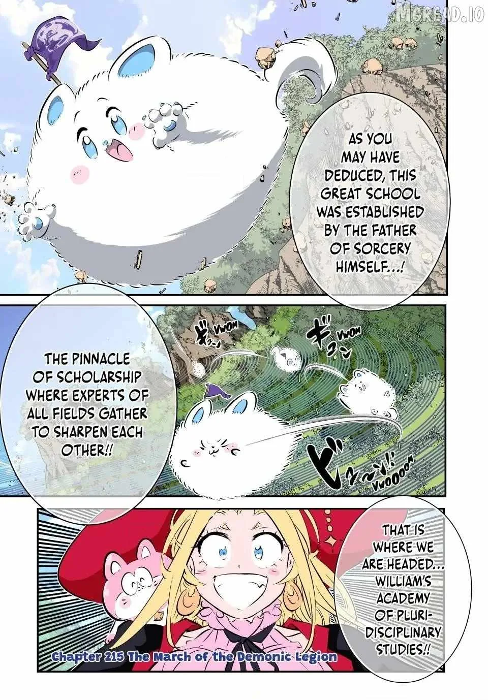 I was reincarnated as the 7th Prince so I will perfect my magic as I please Chapter 215 page 1