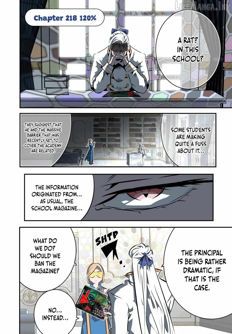 I was reincarnated as the 7th Prince so I will perfect my magic as I please Chapter 218 page 1