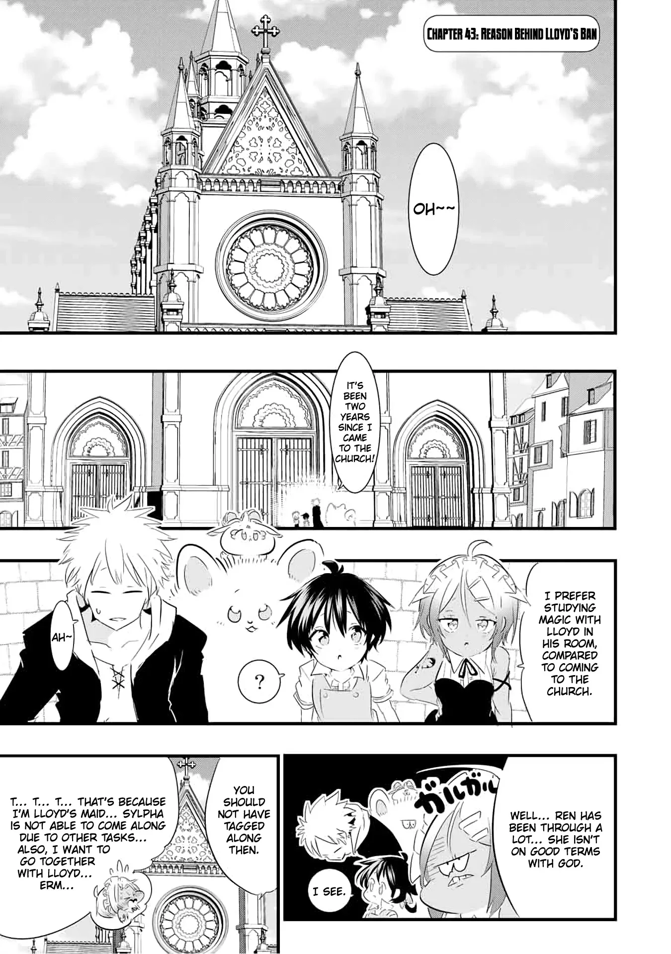 I was reincarnated as the 7th Prince so I will perfect my magic as I please Chapter 43 page 1