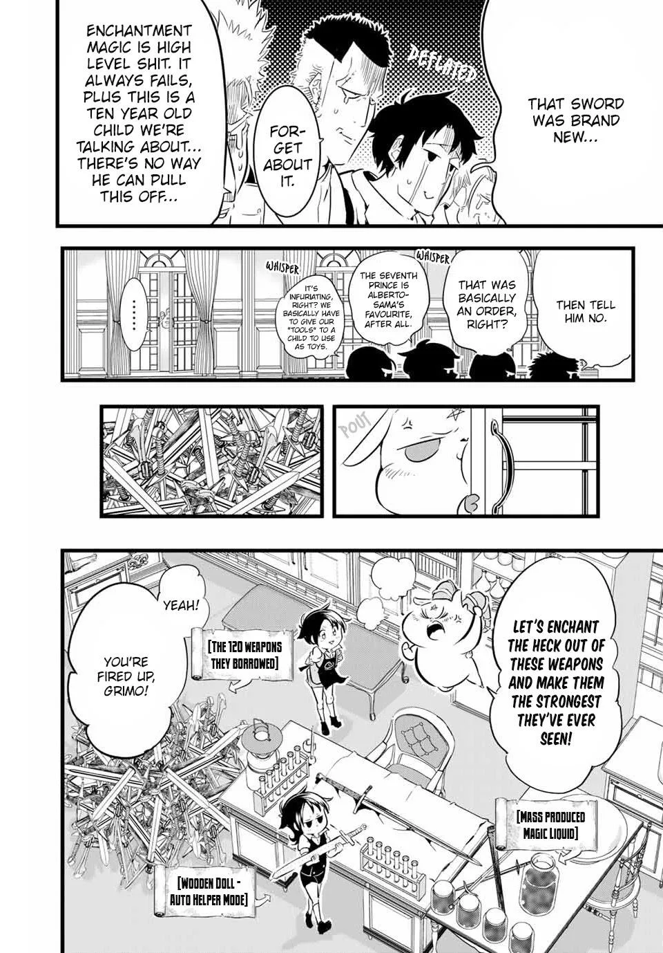 I was reincarnated as the 7th Prince so I will perfect my magic as I please Chapter 7 page 13
